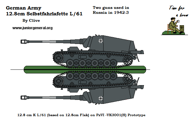 128mm Self-Propelled Gun