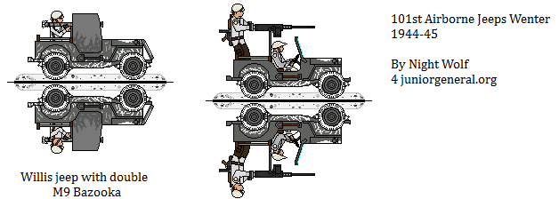 101st Airborne Jeeps in Winter