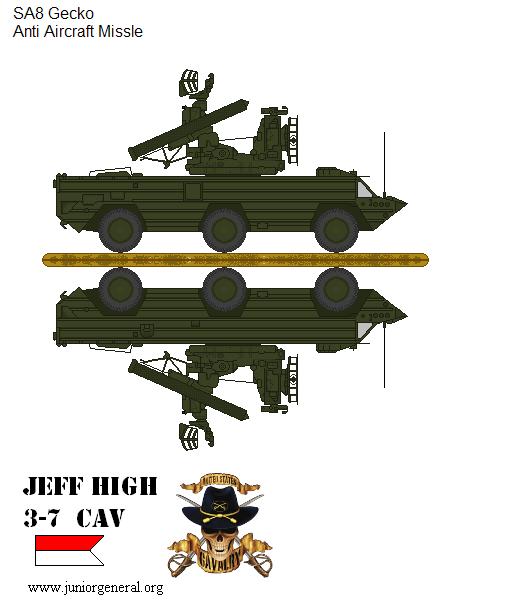 Russian SA-8 Gecko Anti-Aircraft Missile