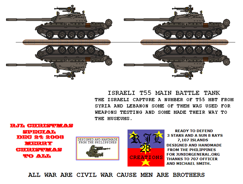 Israeli T-55 Tank
