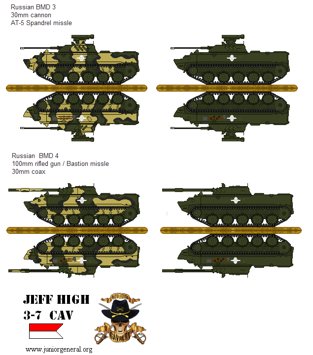 Russian BMD AFVs