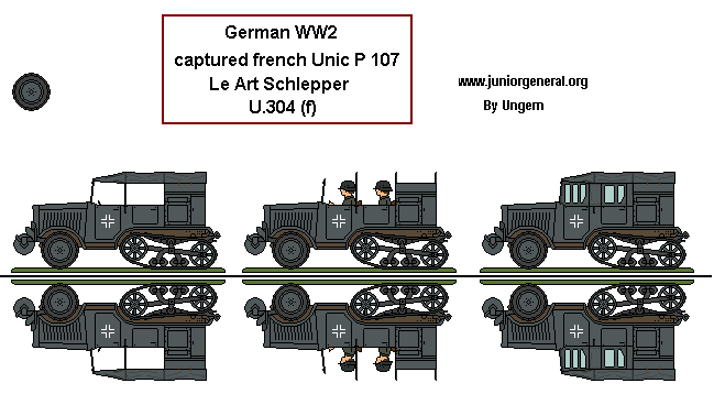 UNIC P107 Artillery Tractor