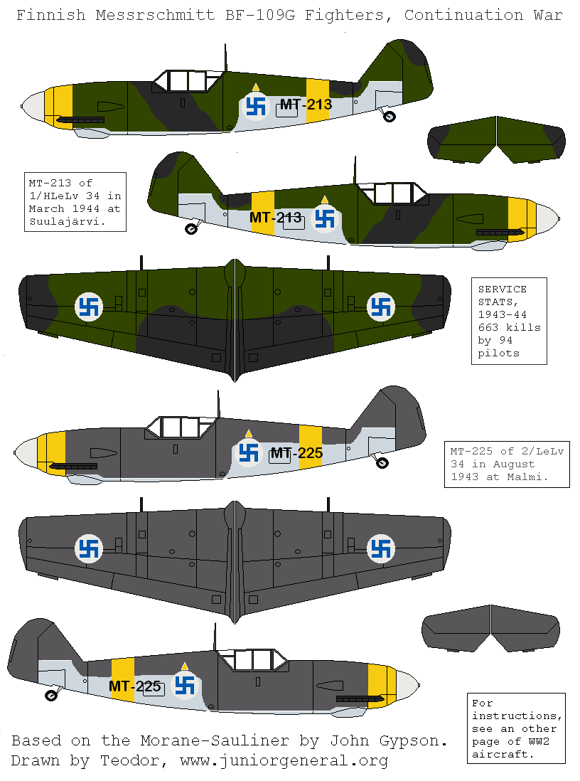 Finnish Messerschmitt BG-109G Fighter