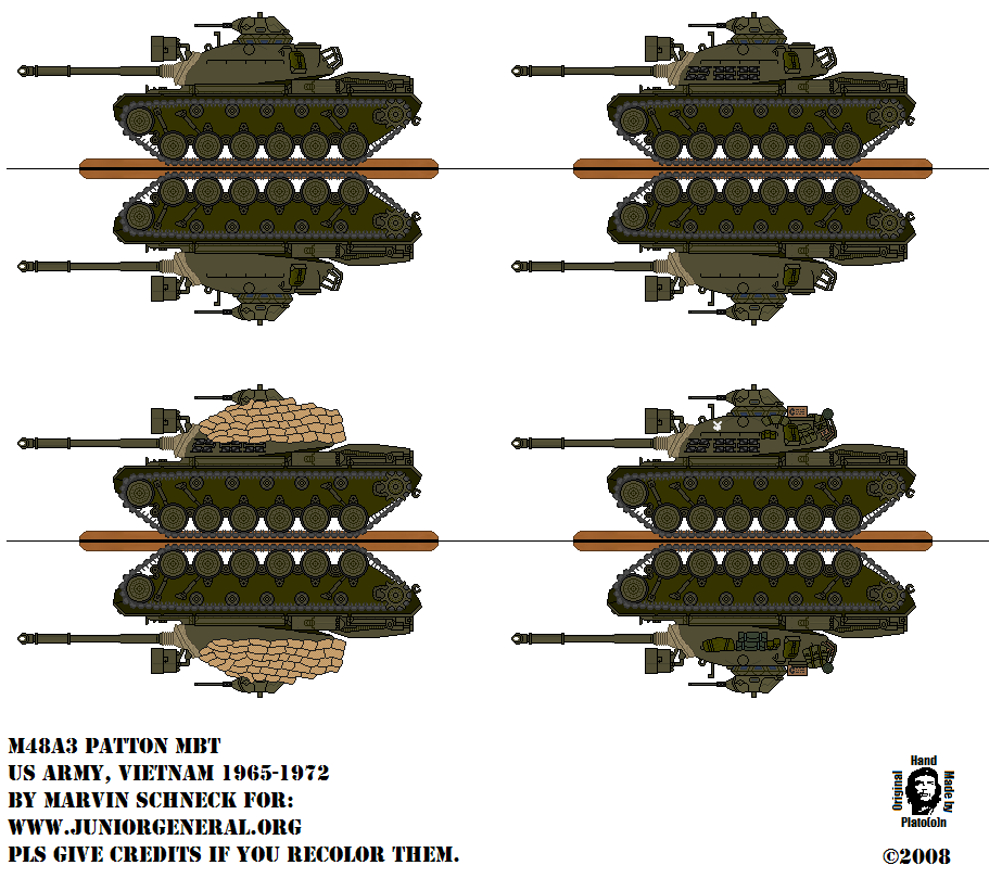 US M48A3 Patton Tank
