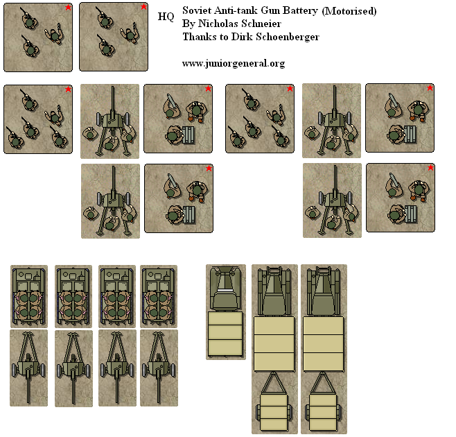 Soviet Anti-Tank Gun Battery