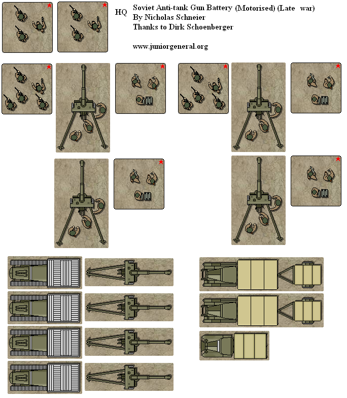 Soviet Anti-Tank Gun Battery