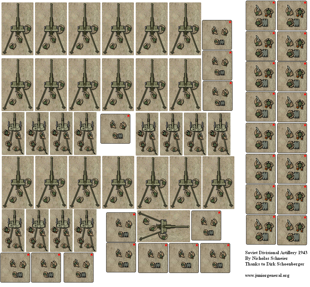 Soviet Divisional Artillery 1943