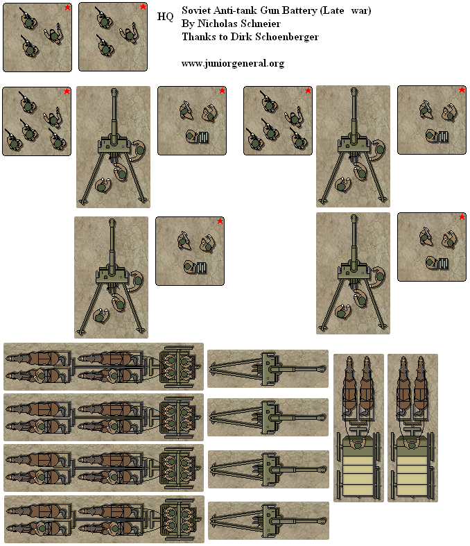 Soviet Anti-Tank Gun Battery