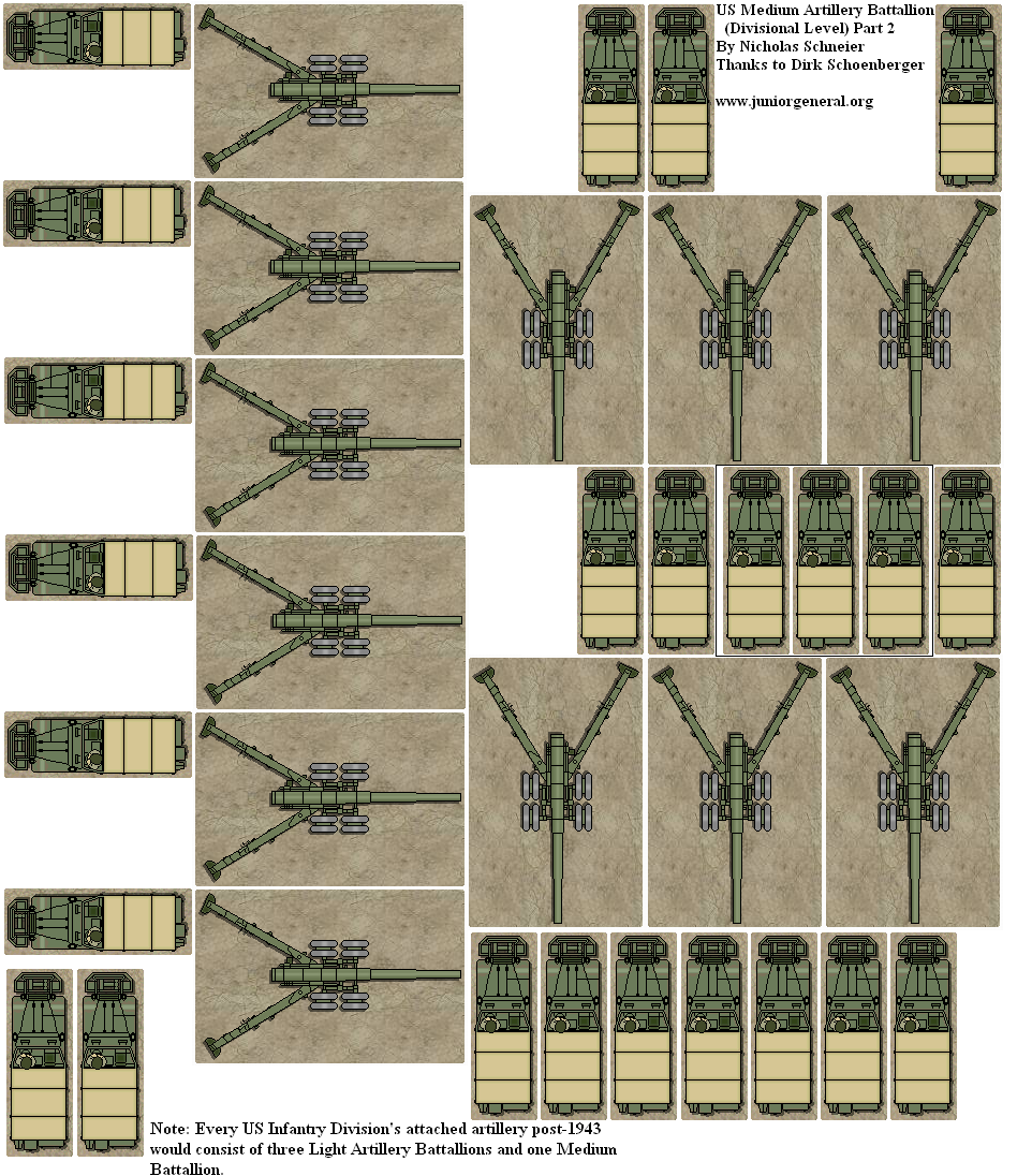 US Medium Artillery Battalion