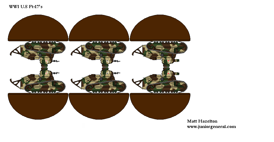 American FT-17 Tanks
