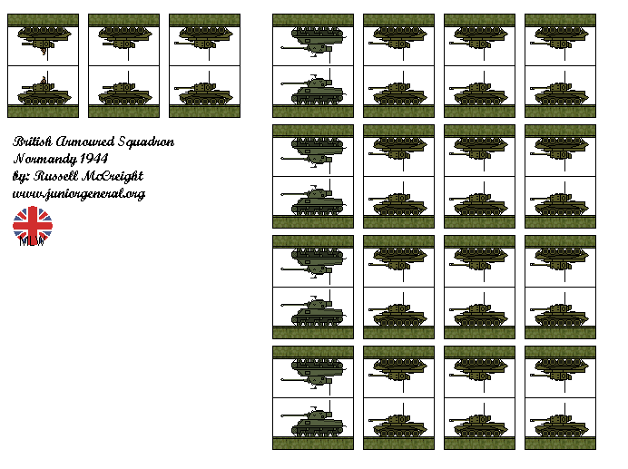 British Armored Squadron 1944