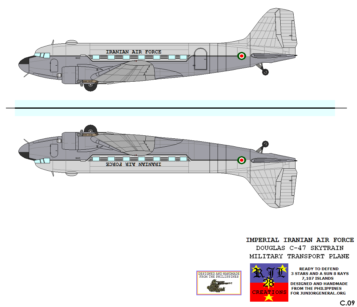 Iranian C-47 Transport Plane