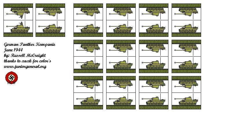 German Panther Company 1944