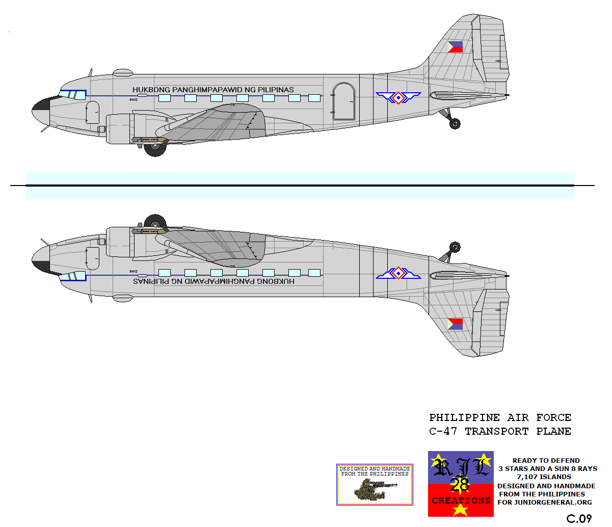 Philippine C-47 Transport Plane