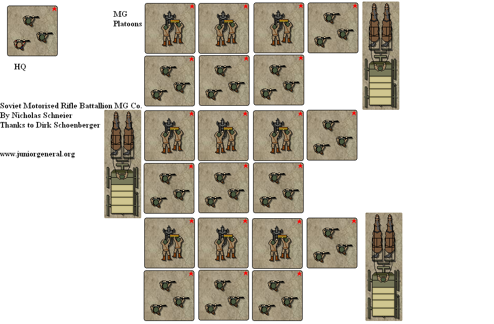 Soviet Rifle Battalion MG Company