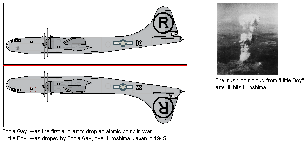 US B-29 Enola Gay