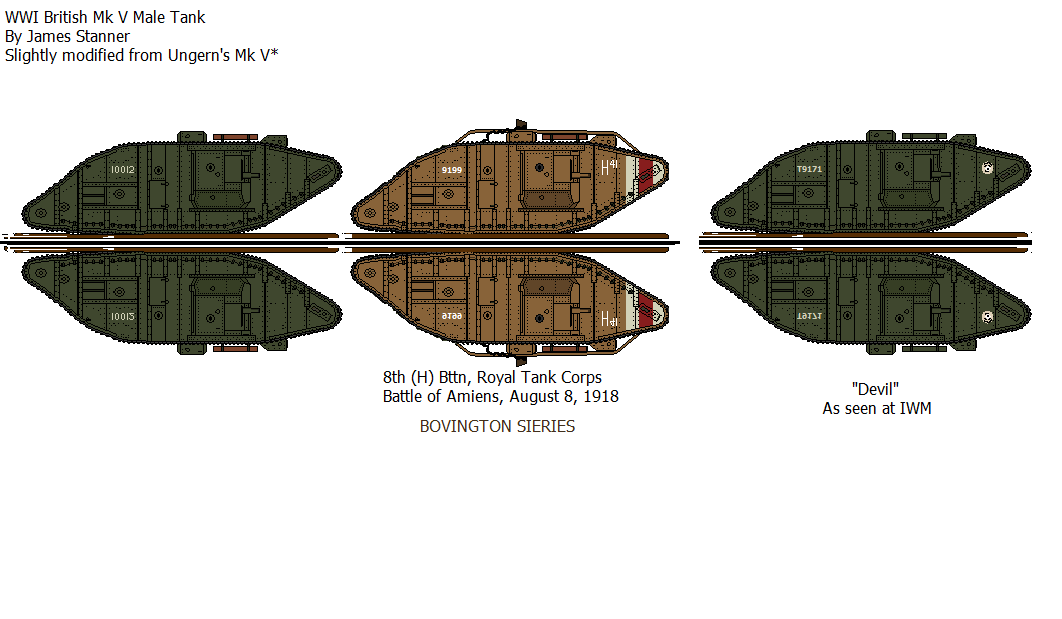 British Mk V Tanks