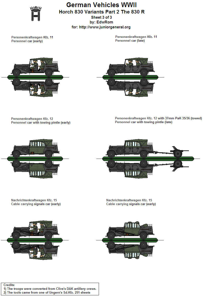 Horch 830 R Vehicles