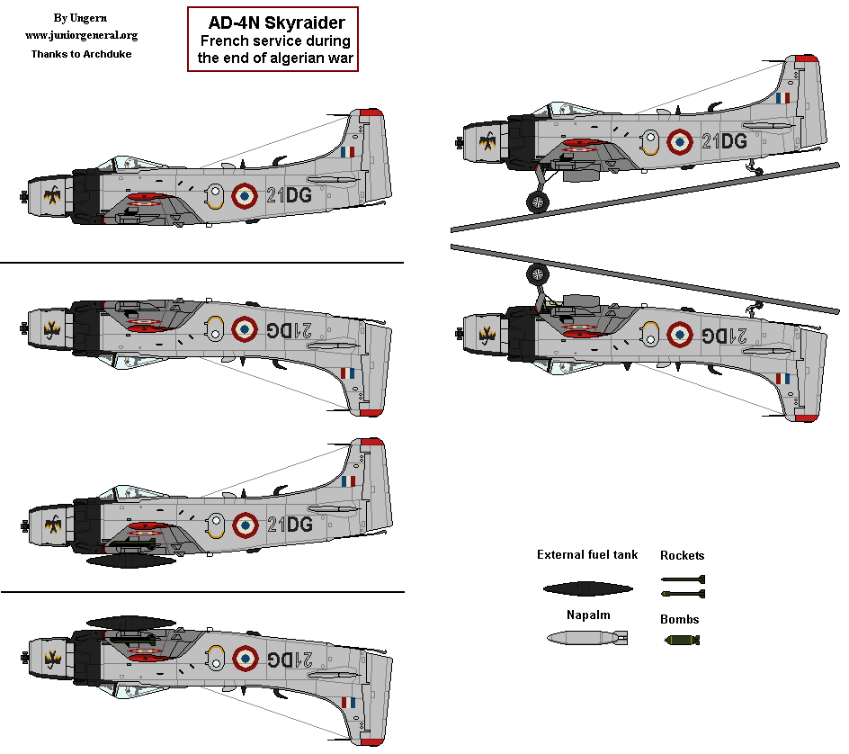 French AD-4N Skyraider