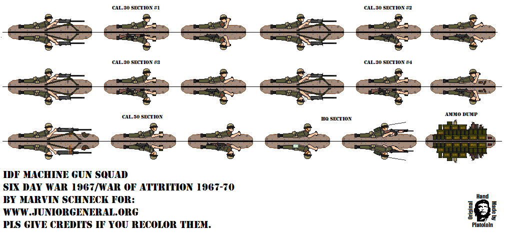 Israeli Machine Gun Squad