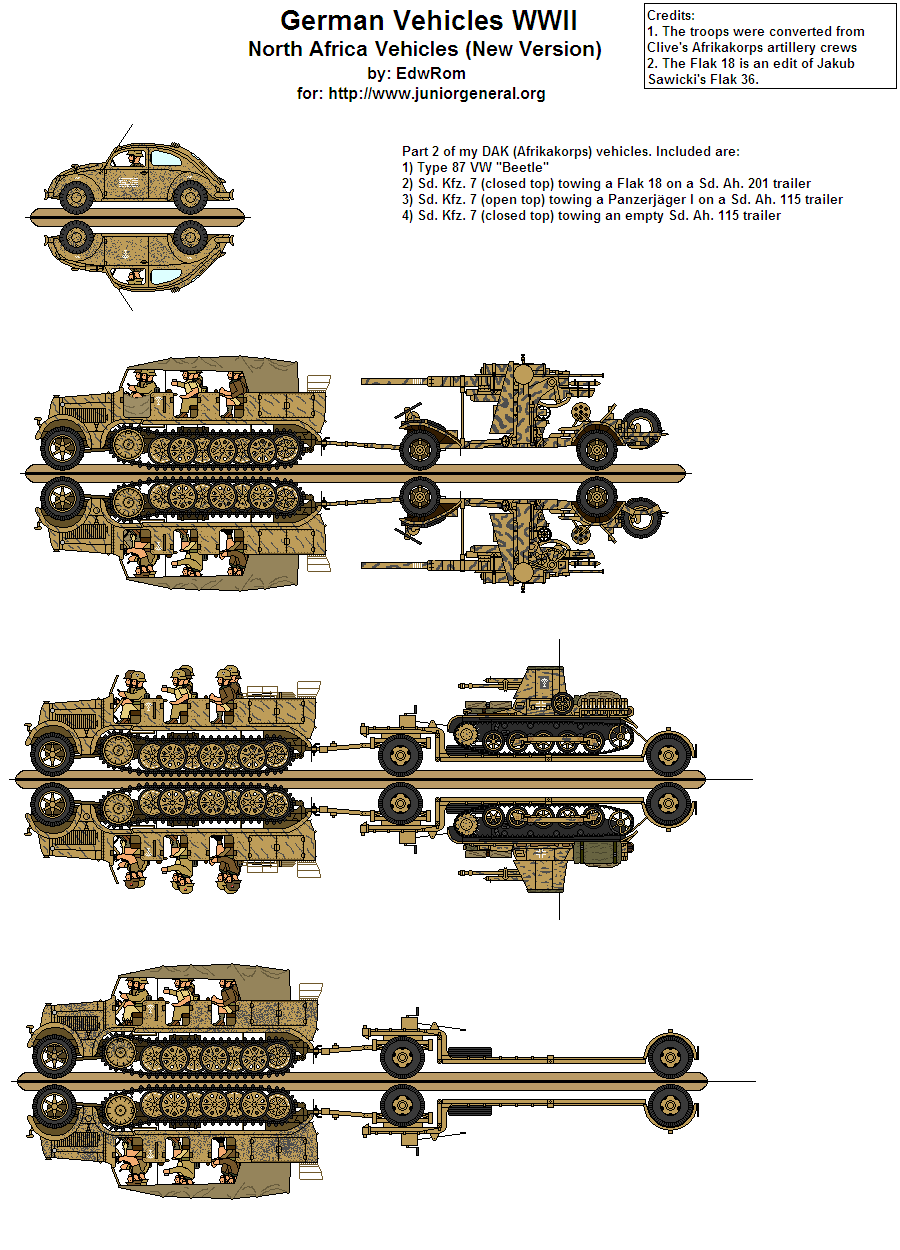 Afrika Korps Vehicles