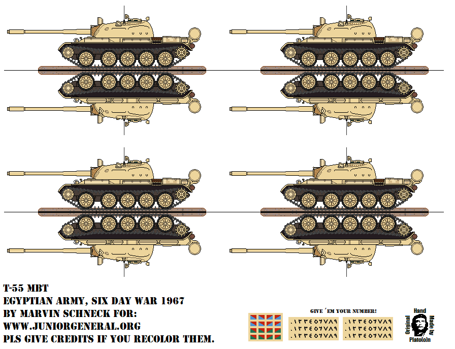Egyptian T-55 Tank (1967)