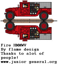 Fire HMMWV