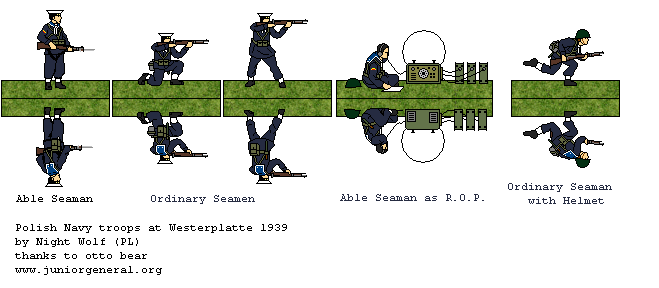 Polish Navy Troops at Westerplatte 1939