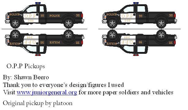 Police Pickup Trucks