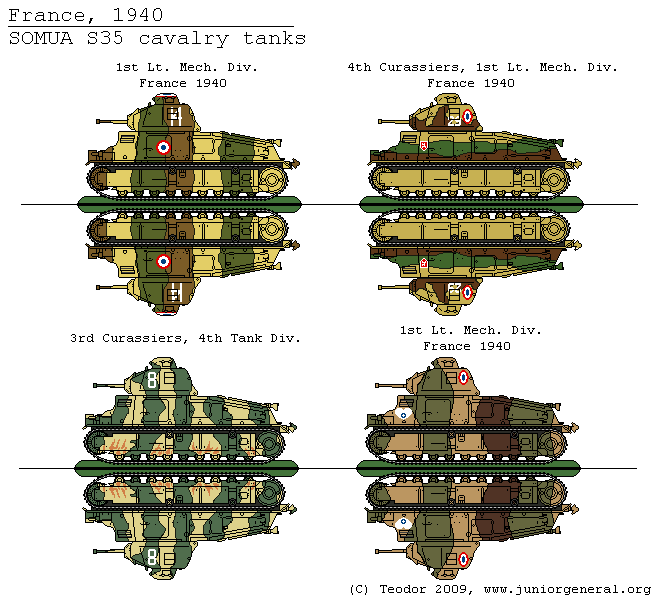 Somua S-35 Tanks