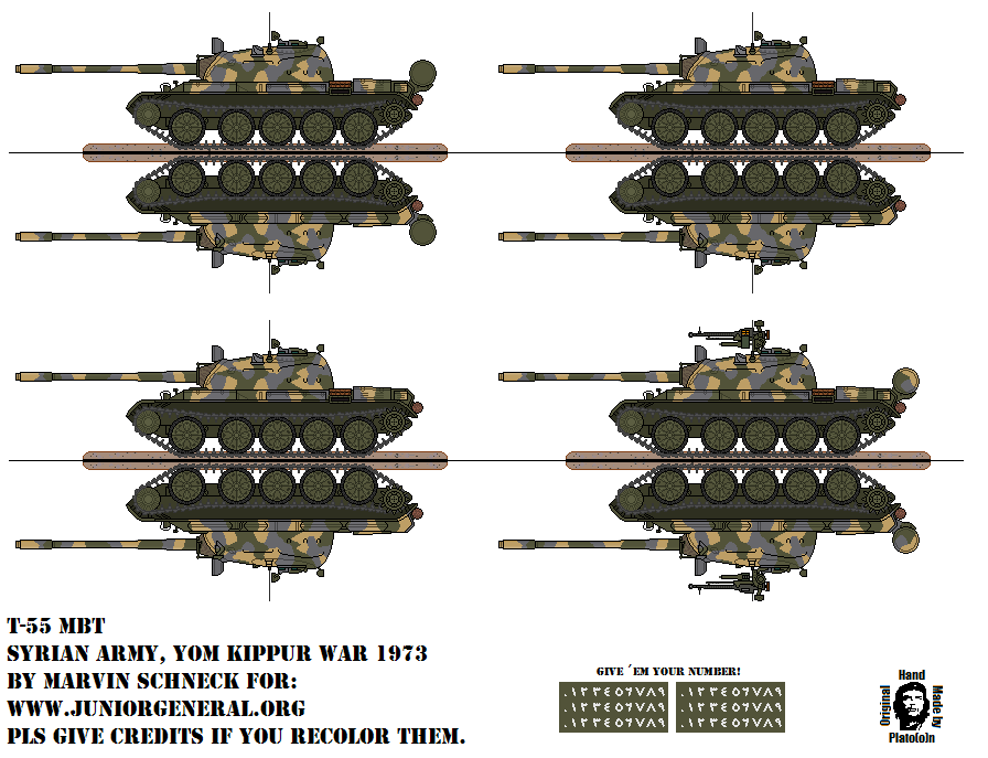 Syrian T-55 Tank