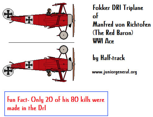 German Fokker DR1 Triplane