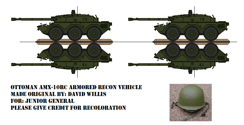 French Ottoman AMX-10RC Armored Car