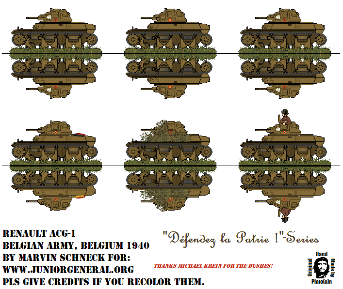 Belgian Renault ACG-1 Tank