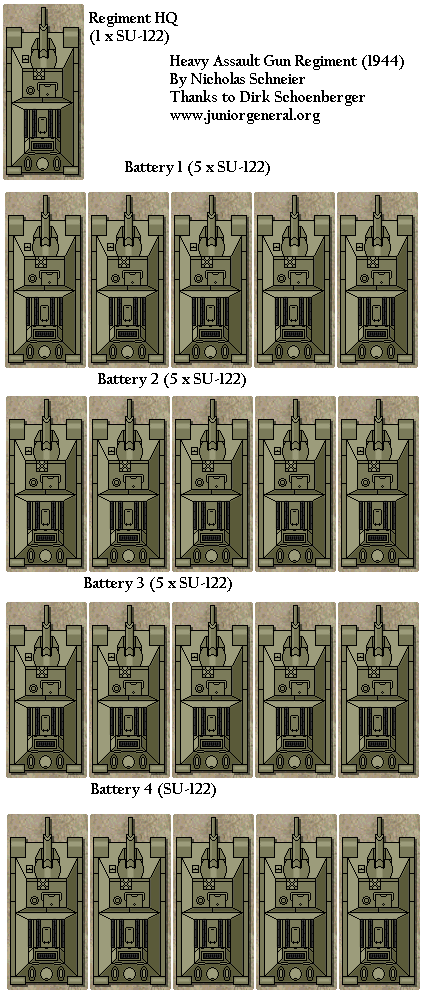 Soviet Heavy Assault Gun Regiment (1944)