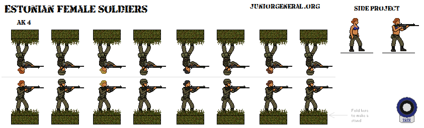 Estonian Female Soldiers