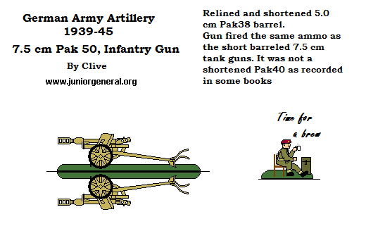 75mm Pak 50 Infantry Gun