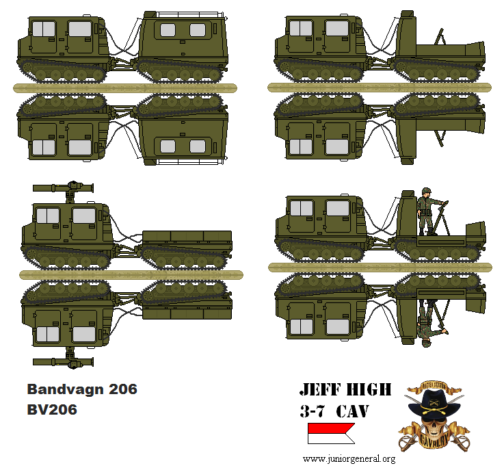 Swedish Bandvagn 206