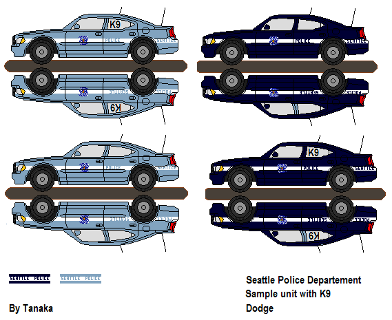 Seattle Police Cars