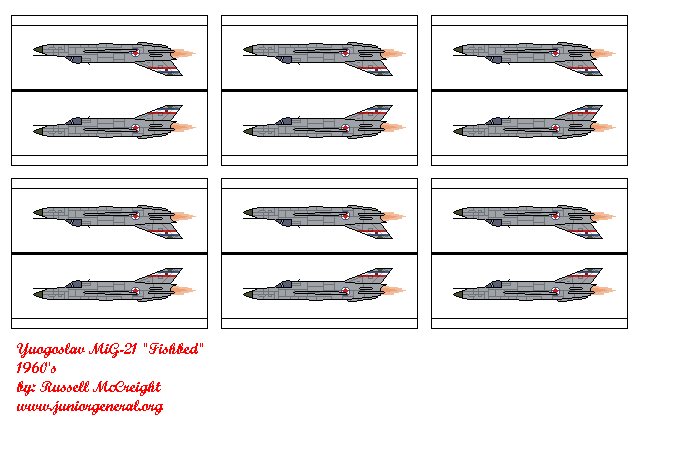 Yugoslavian MiG-21 Fishbed