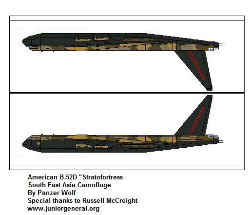 US B-52D Stratofortress