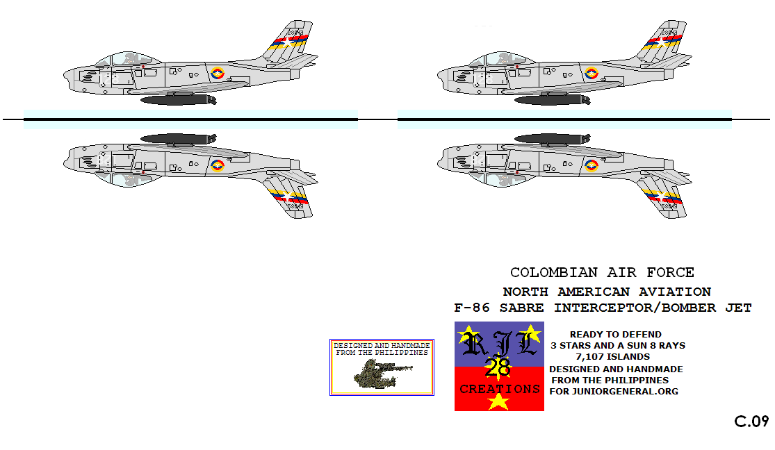 Colombian F-86 Sabre Jet