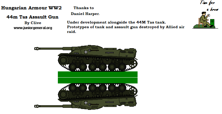 Hungarian 44m Tas Assault Gun