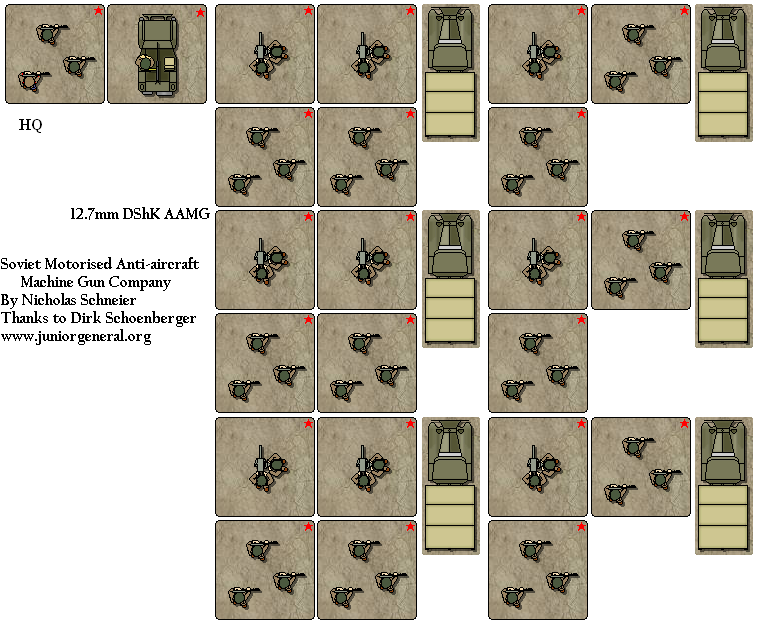 Soviet Motorised Anti-Aircraft MG Company