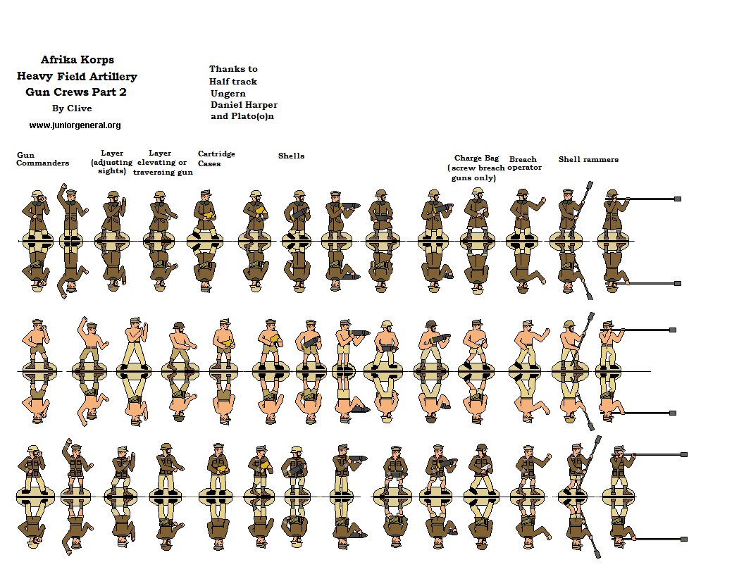 Heavy Artillery Gun Crews