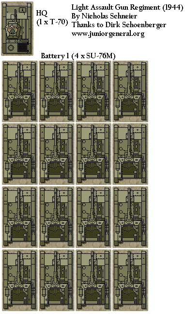 Soviet Light Assault Gun Regiment