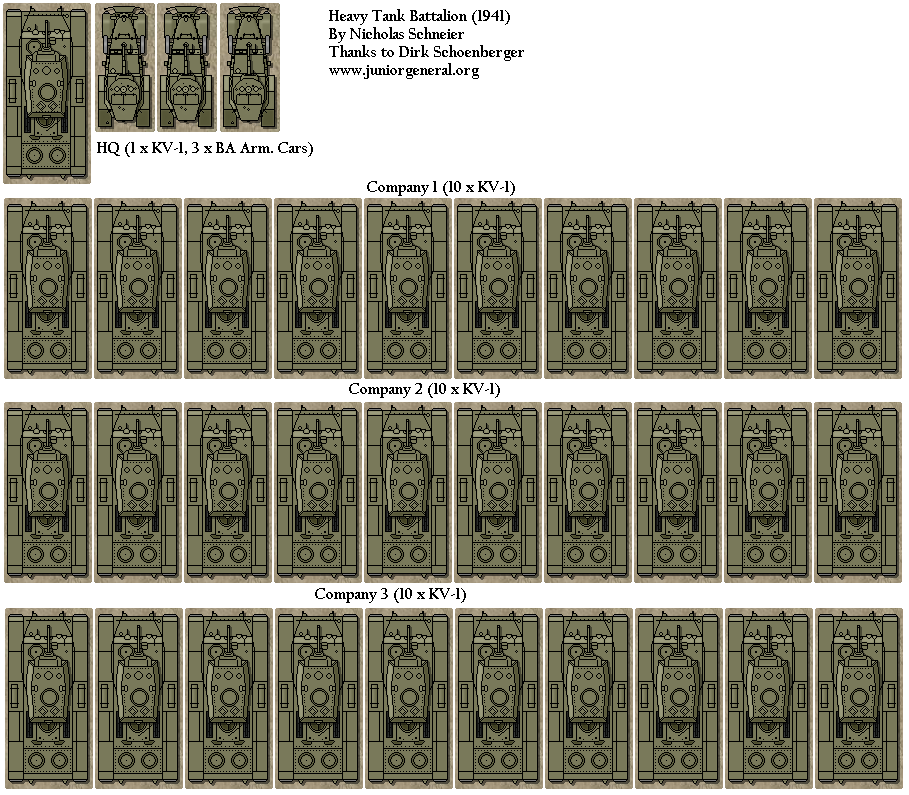 Soviet Heavy Tank Battallion (1941)