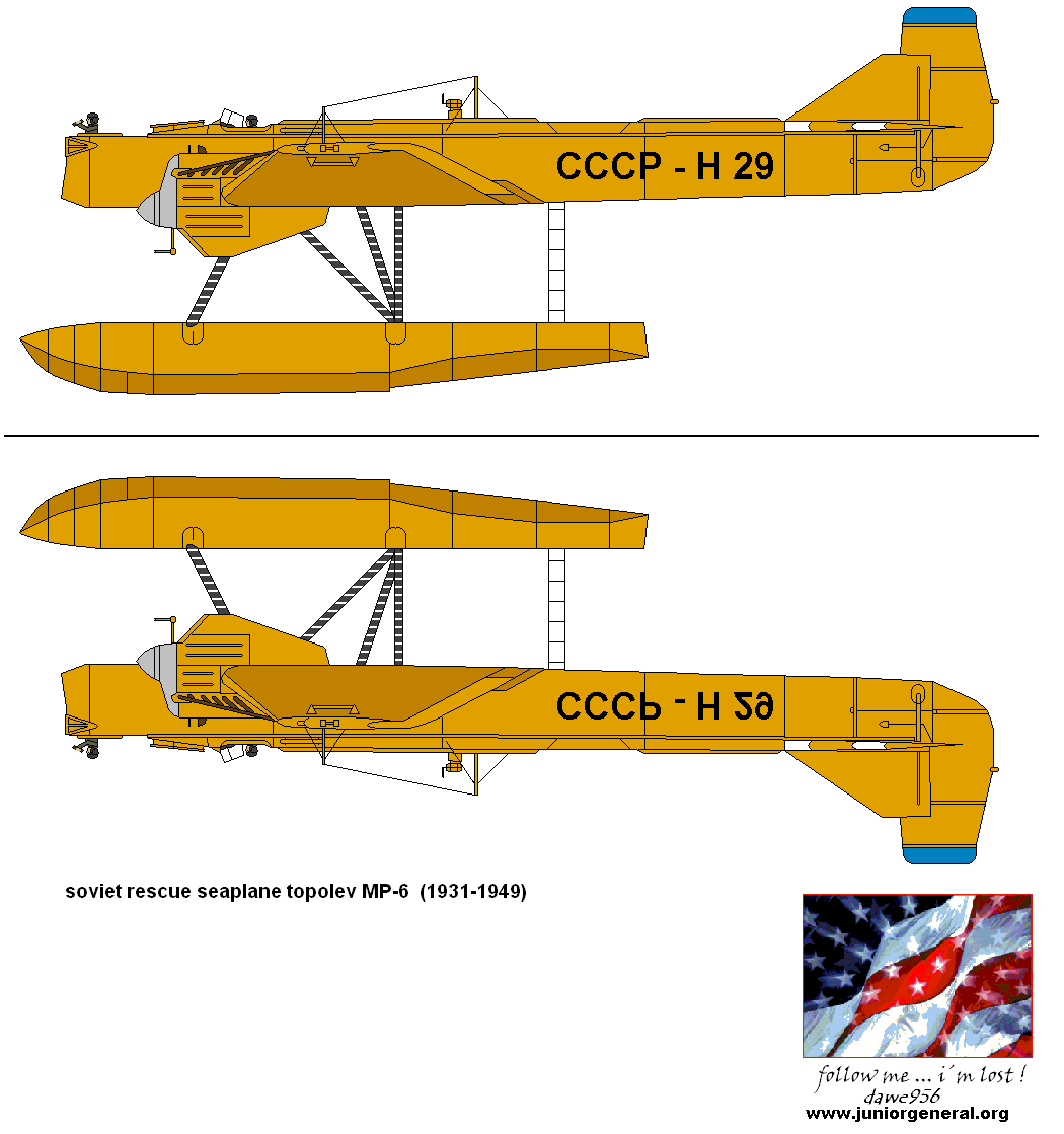 Topolev MP-6 Seaplane