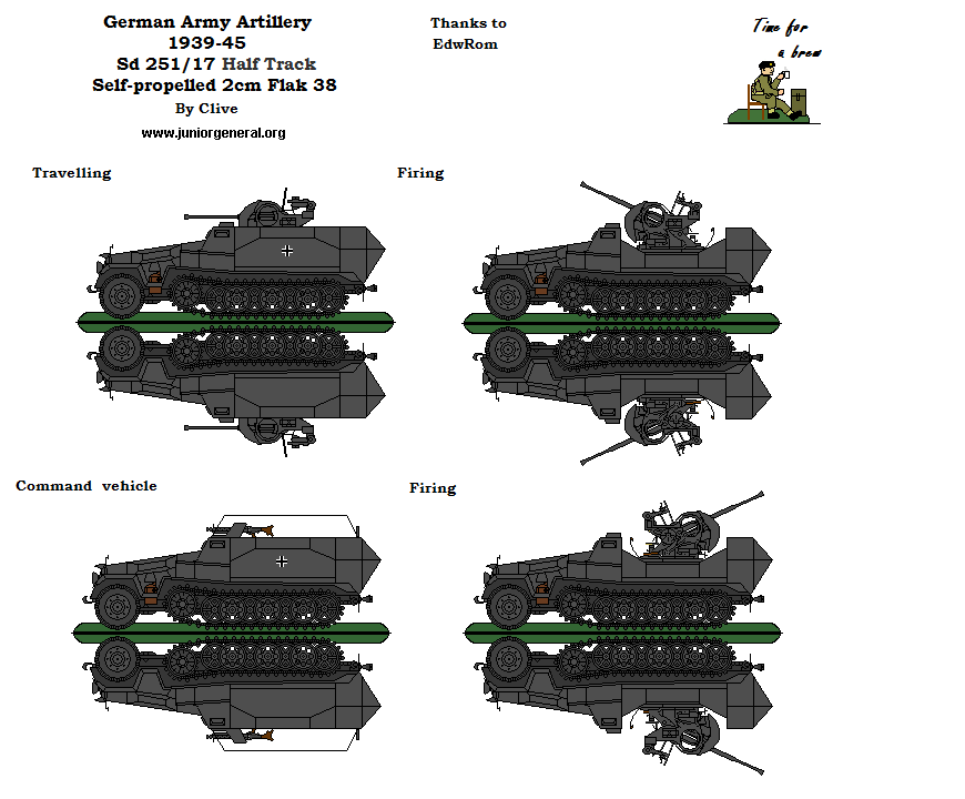 Sdkfz 251/17 Half-Tracks