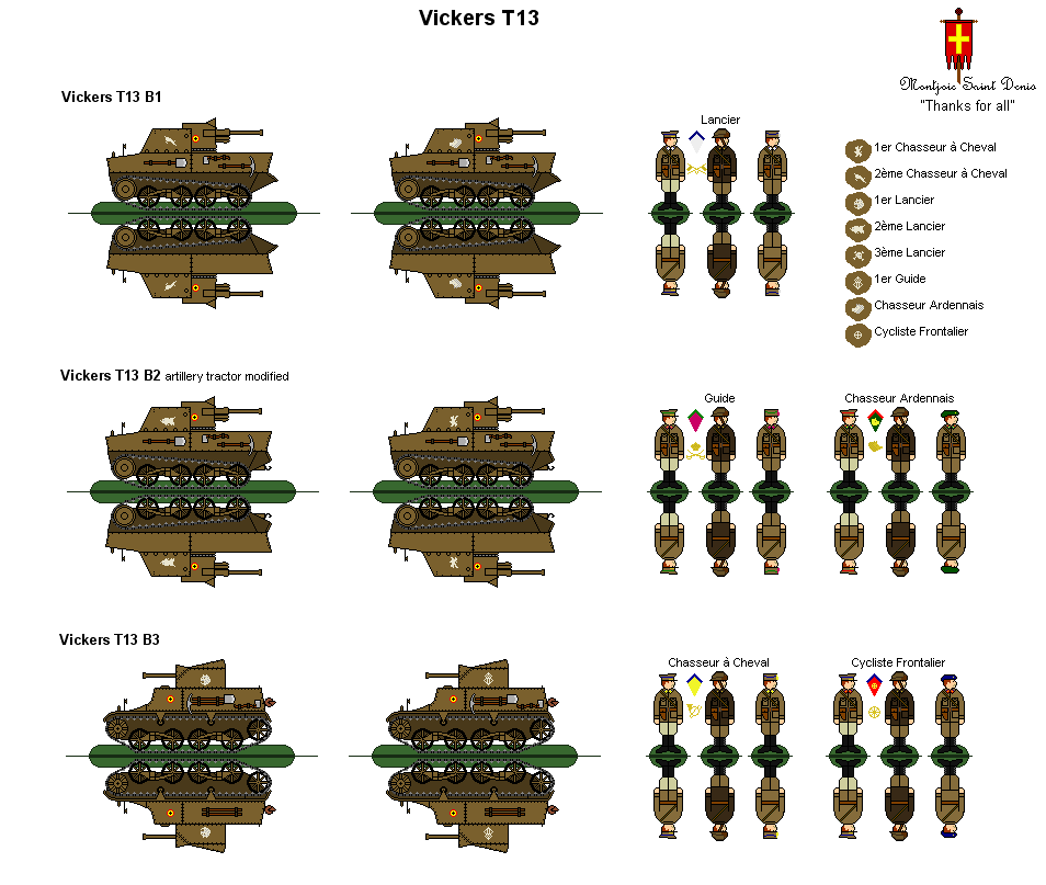 Belgian Vickers T13 Artillery Tractor